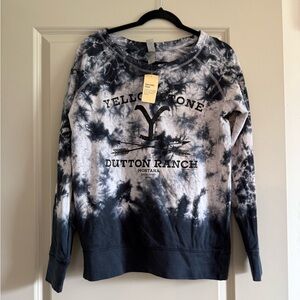 Yellowstone Dutton Ranch Tie-Dye Sweatshirt